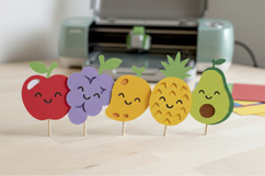 Kawaii Fruit 3D SVG Product Image 3