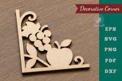 Fruits Lasercut Corner SVG Product Image 1