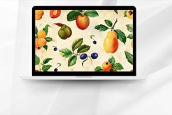 Fruits &amp; Leaves Digital Paper Bundle Product Image 4