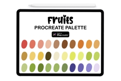 Fruits Procreate Color Palette
