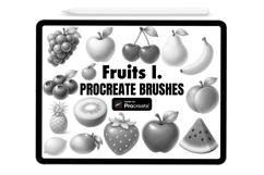 Fruits Procreate Stamps - Procreate Brushes