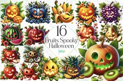 Fruits Spooky Halloween Sublimation Bundle Product Image 1