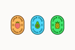 Fruits Vintage Logo Labels Product Image 1