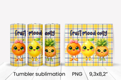 Groovy fruit tumbler | Fruit tumbler | Summer tumbler wrap Product Image 1