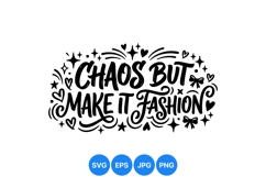 Hand Lettered Fashion Quote SVG Design Cutfile Product Image 1