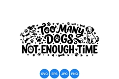 Funny Dog Quote Vector Design For Pet Lovers Product Image 1