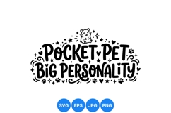 Cute Pocket Pet SVG With Big Personality Illustration Product Image 1