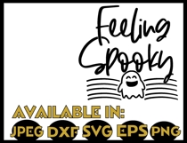 Fall SVG DXF JPEG Silhouette Cricut Halloween feeling spooky Product Image 2