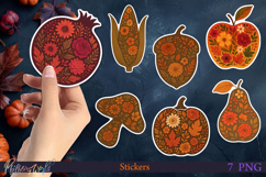 Fall Stickers | Tasty Season | Colorful Autumn Product Image 1