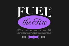 Fuel the Fire Urban Typography T-shirt Design Product Image 1
