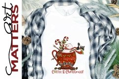 Fueled by Coffee and Christmas! - 300 DPI - Hand Painted Product Image 2