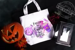 fueled by crystals and coffee png, witch sublimation design Product Image 4