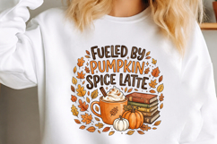 Fueled By Pumpkin Spice Latte PNG Product Image 3