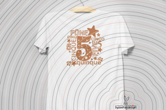 Five Cutting File SVG DXF Product Image 2