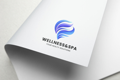 Wellness Spa - Serene Flowing Wellness Logo Product Image 2