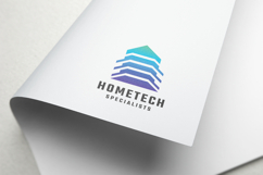 Modern Real Estate &amp; Home Technology Logo Product Image 2
