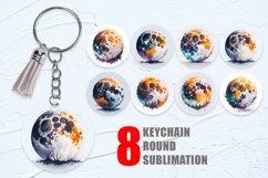 Full Moon Halloween Keychain | Keyring Product Image 1