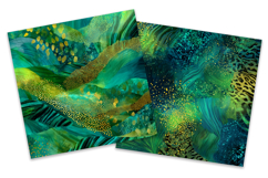 Emerald Animal Shimmer Digital Paper Product Image 3