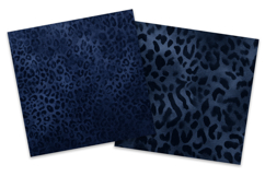 Navy Leopard Texture Digital Paper Product Image 2