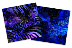 Dark Blue Animal Texture Digital Paper Product Image 3