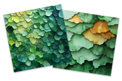 Abstract St. Patrick’s Digital Paper Pack Product Image 3