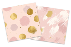 Blush Gold Abstract Digital Paper Pack Product Image 3