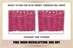 Christmas Light 20 Oz Skinny Tumbler sublimation Product Image 2