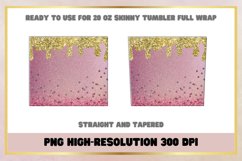 Christmas Glitter 20 Oz Skinny Tumbler sublimation Product Image 2