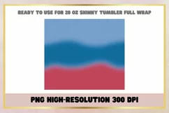 Christmas abstract 20 oz Skinny Tumbler Sublimation Wrap Product Image 2