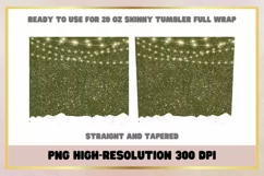 Christmas Light 20 Oz Skinny Tumbler sublimation Product Image 2