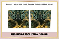 Marble Glitter 20 oz Skinny Tumbler Wrap Sublimations Product Image 2