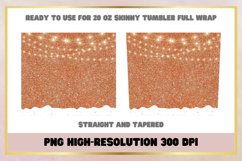 Christmas Light 20 Oz Skinny Tumbler sublimation Product Image 2