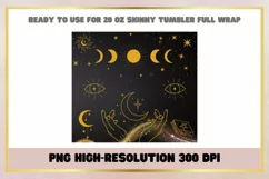 My steric Magic Witch 20 oz Skinny Tumbler Sublimation Wrap Product Image 2