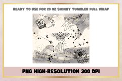 Mysteric Magic Witch 20 oz Skinny Tumbler Sublimation Wrap Product Image 2