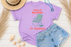 Fully Booked for Summer PNG, Summer Book Lover Sublimation Product Image 2