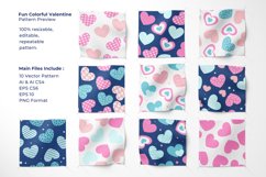 Fun Colorful Valentine - Seamless Pattern Product Image 2