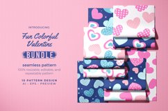 Fun Colorful Valentine - Seamless Pattern Product Image 1