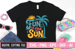 Fun In The Sun | Summer SVG Bundle | Beach quotes SVG Product Image 2