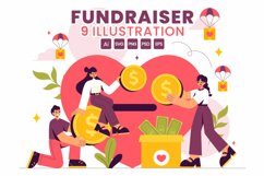 9 Charity Fundraiser Illustration Product Image 1