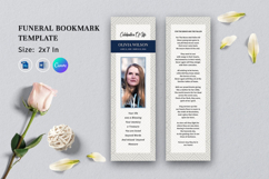 Funeral Bookmark Template Product Image 1