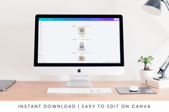 Editable Funeral Invitation Canva Template Product Image 3