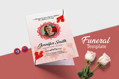 Elegant funeral program template with a clean, editable layout. Ideal for memorial services, celebrations of life, and tribute booklets.