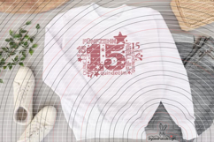 Fifteen Cutting File SVG DXF Product Image 3