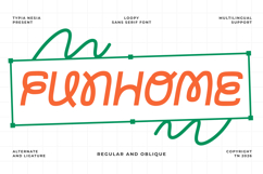 Funhome - Modern Loopy Logo Sans Font Product Image 1