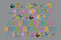 Funky Aquarium Color Font Product Image 4