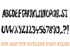 Funky Doodle Handwriting ABC Font Hand Drawn Letters OTF TTF Product Image 2