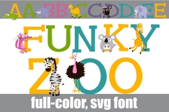 Funky Zoo Color Font Product Image 1