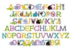 Funky Zoo Color Font Product Image 3