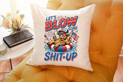 Funny 4th of July Highland Cow PNG Product Image 4