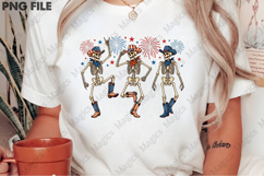 Funny 4th of July Skeleton PNG Product Image 2